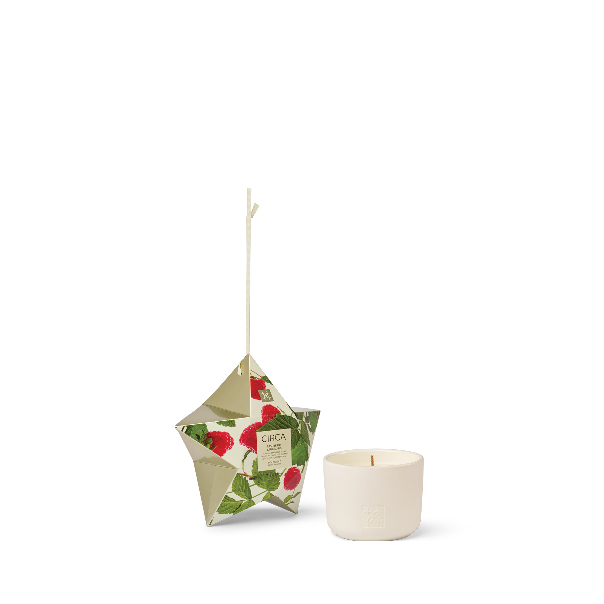 CIRCA candle Circa Bauble Raspberry & Rhubarb Candle 70g
