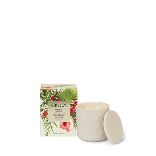 CIRCA candle Circa Christmas Candle White Fig & Cedar 300g