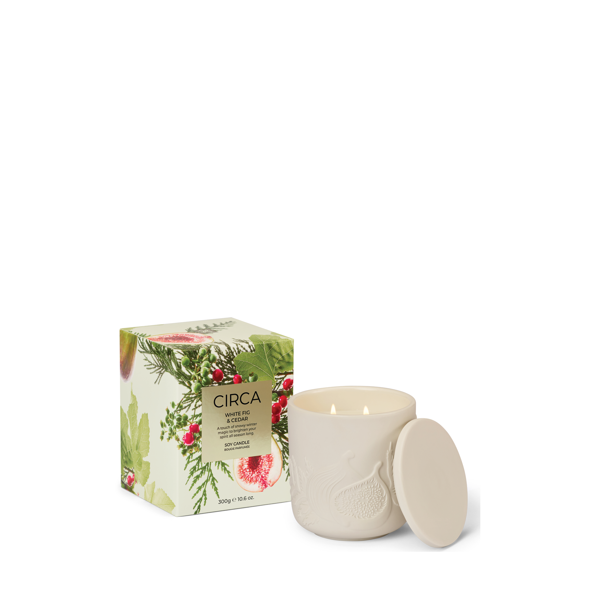 CIRCA candle Circa Christmas Candle White Fig & Cedar 300g