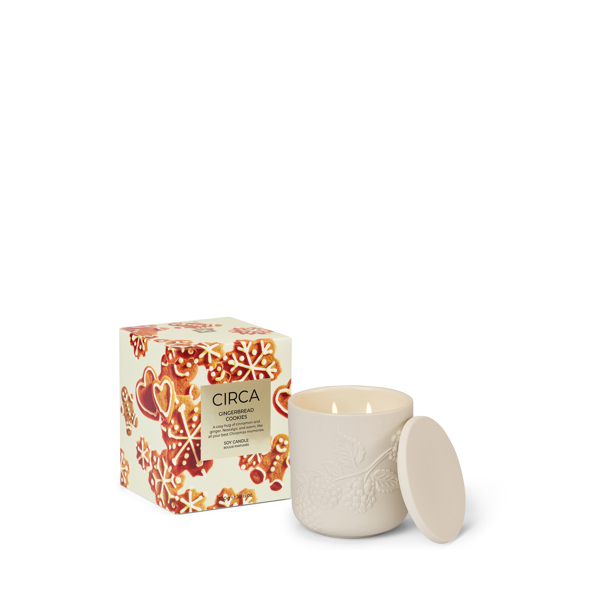 CIRCA candle Circa Christmas Gingerbread Cookies Candle 300g