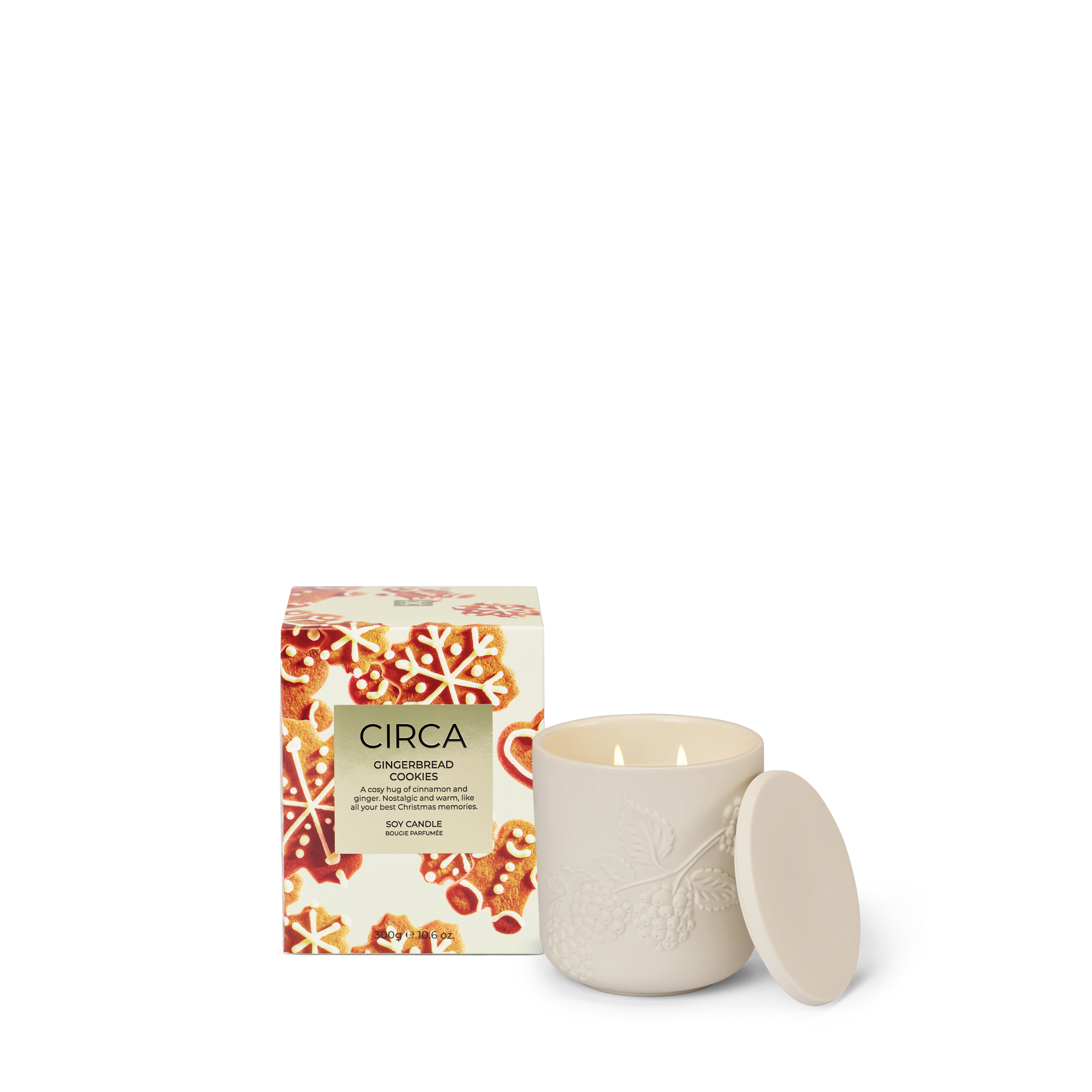 CIRCA candle Circa Christmas Gingerbread Cookies Candle 300g