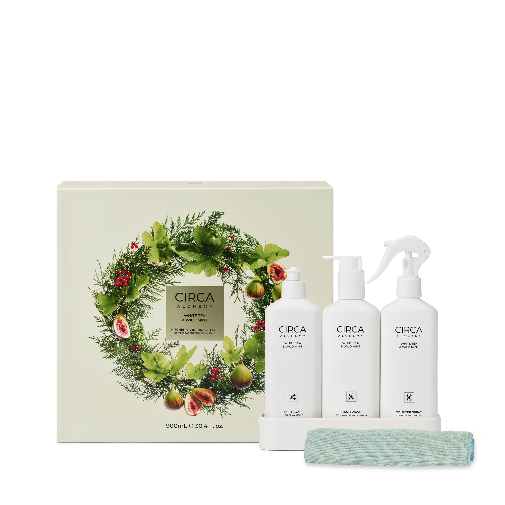 CIRCA gifts Circa Christmas Wild Tea & Wild Mint Kitchen Trio
