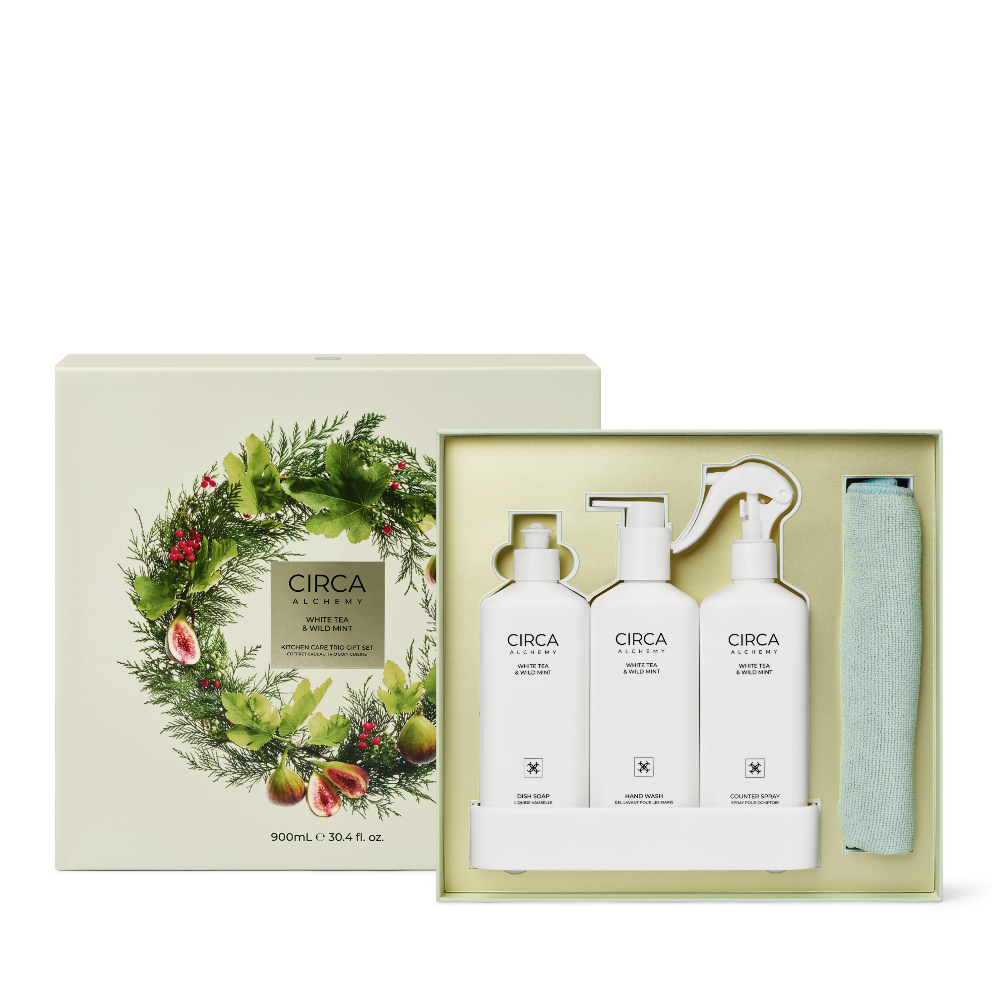 CIRCA gifts Circa Christmas Wild Tea & Wild Mint Kitchen Trio