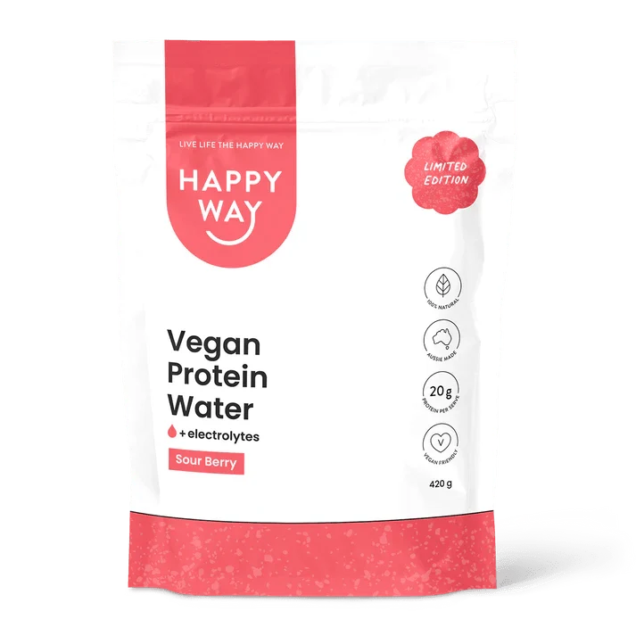 Happy Whey - Sour Berry Vegan Protein Water 420g - Exquisite Laser Clinic 