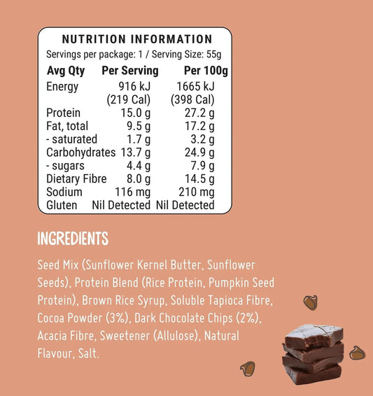 Chocolate Fudge ELEVATE Protein Bars 55g - Exquisite Laser Clinic 