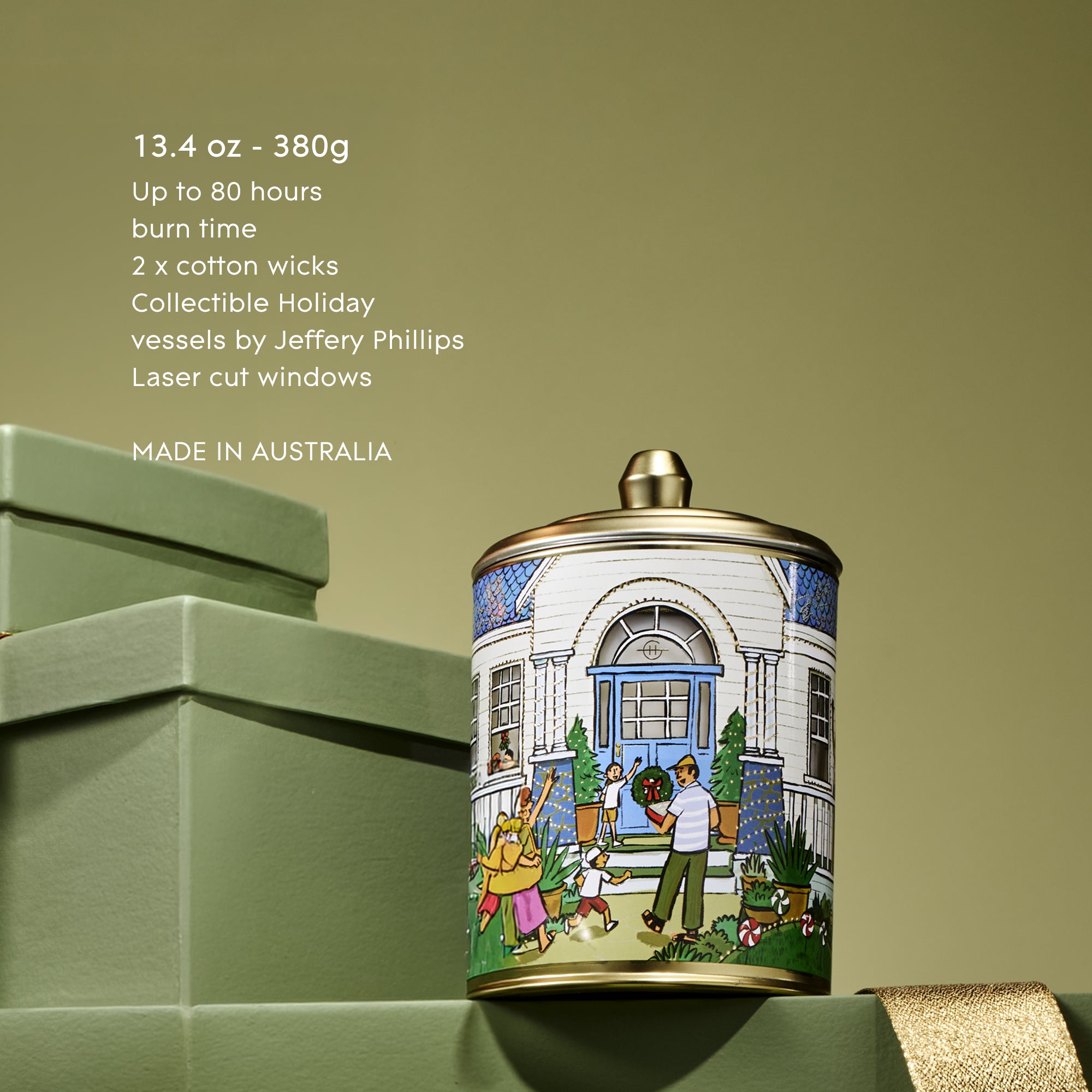 Glasshouse Fragrance candle Glasshouse Candle Under The Mistletoe 380g