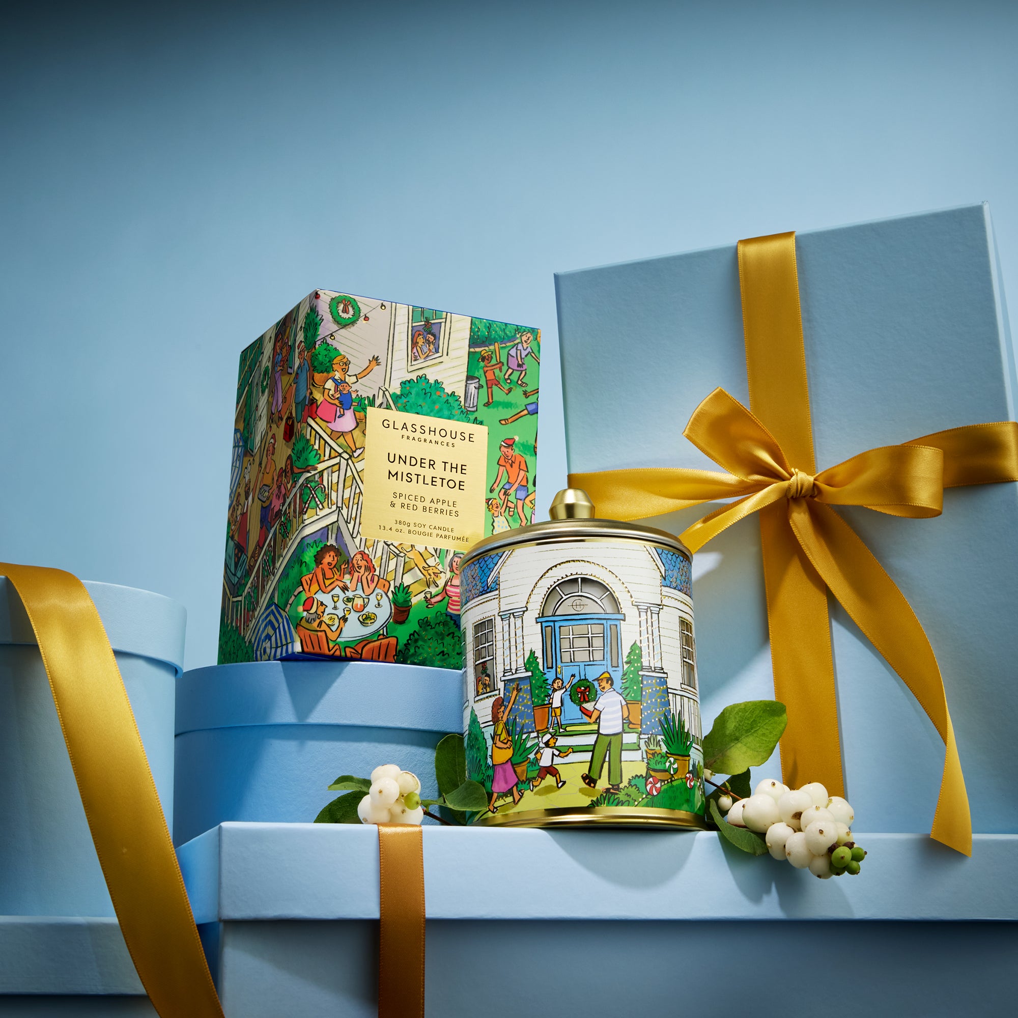 Glasshouse Fragrance candle Glasshouse Candle Under The Mistletoe 380g