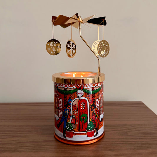 Glasshouse Fragrance candle Glasshouse Christmas Spinning Carousel Candle Set 2026 (Kyoto in Bloom)