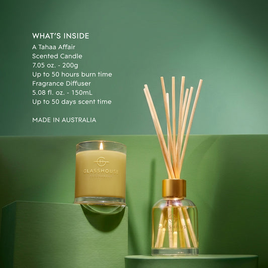 Glasshouse Fragrance Candle Glasshouse Fragrances A Tahaa Gift Set