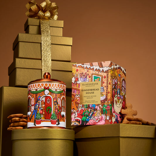 Glasshouse Fragrance candle Glasshouse Fragrances Gingerbread House Candle 380g