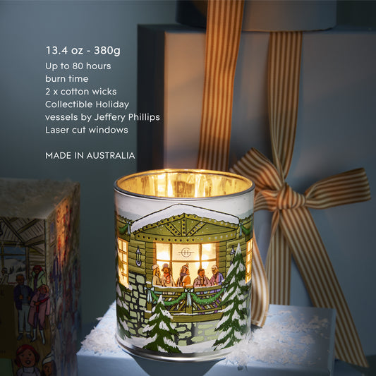 Glasshouse Fragrance candle Glasshouse Fragrances White Christmas Candle 380g