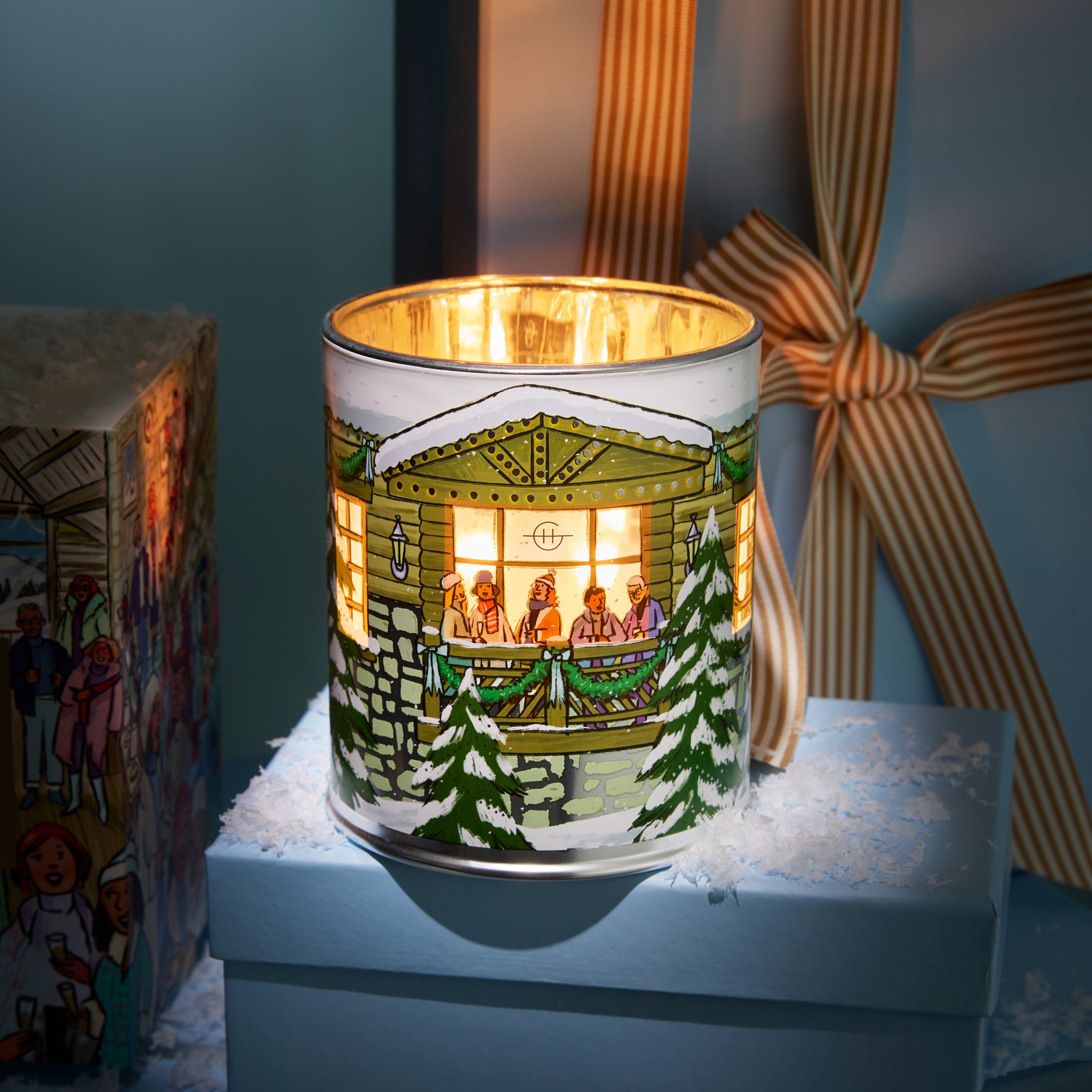 Glasshouse Fragrance candle Glasshouse Fragrances White Christmas Candle 380g