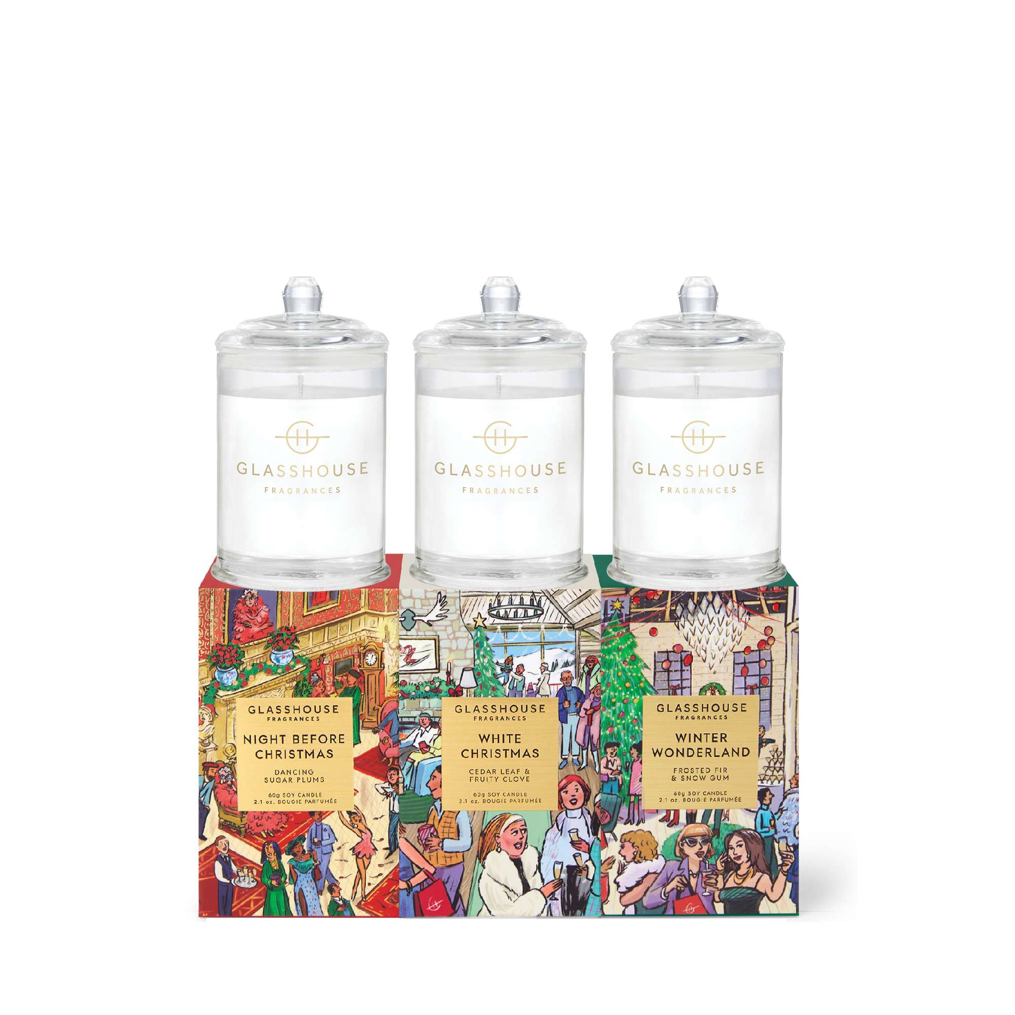 Glasshouse Fragrance Candles Glasshouse Christmas Candle Trio Pack 2026