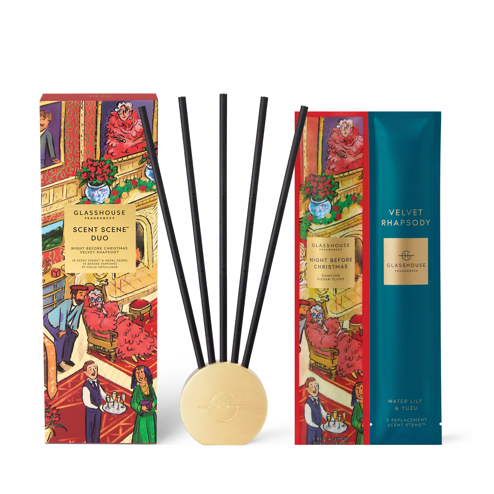Glasshouse Fragrance diffuser Glasshouse Fragrances Christmas Scent Scene Duo 2026