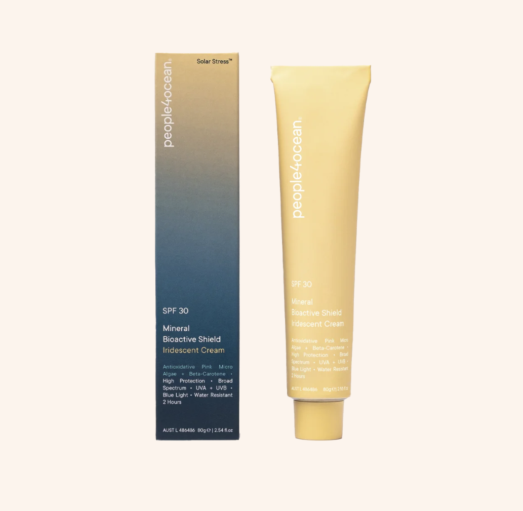 People for Ocean SPF 30 Mineral Bioactive Shield - Iridescent Cream 80g - Exquisite Laser Clinic 